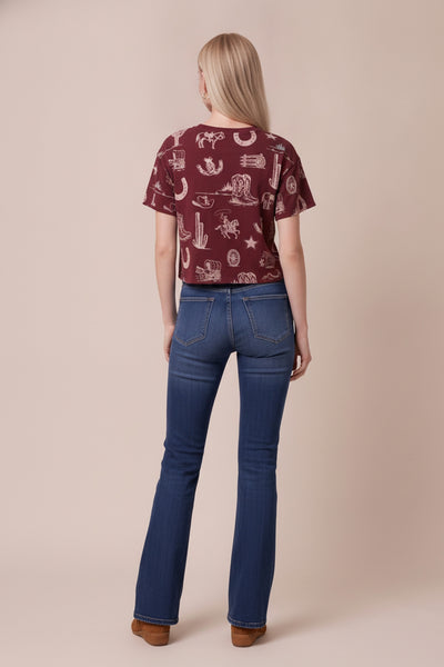 Western Printed T-shirt