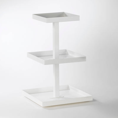 Square Multi-Tiered Displays: Black / 6 Tier
