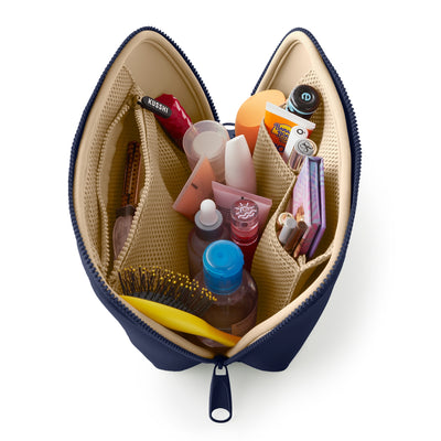 Neoprene Makeup Bag- Machine Washable Cosmetic Case