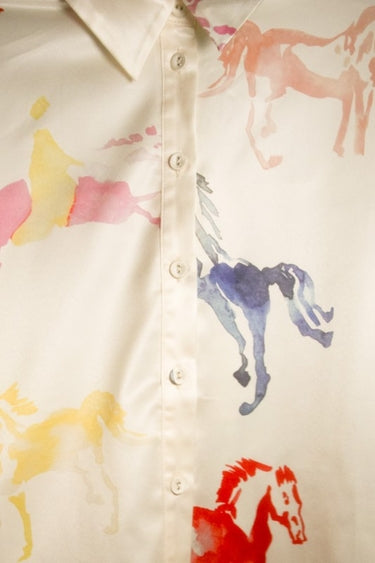 Multi Color Horse Blouse