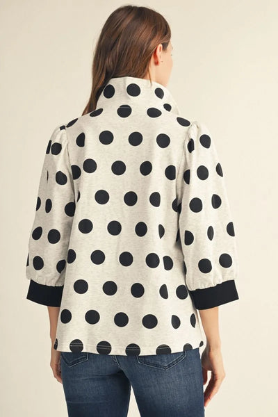 Fran Polka Dot Pullover