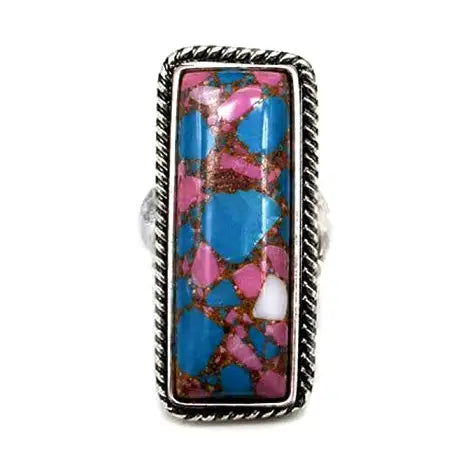Altair Fashion Cotton Candy Bar Stretch Ring