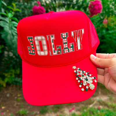 Holly Jolly Trucker Hat