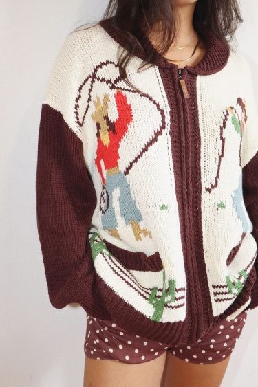 Rodeo Knit Sweater Cardigan