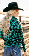 All The Turquoise Pullover Top