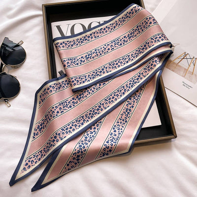 Women’s Long Silk Scarf – Stylish Neck Accessory_CWASC03144