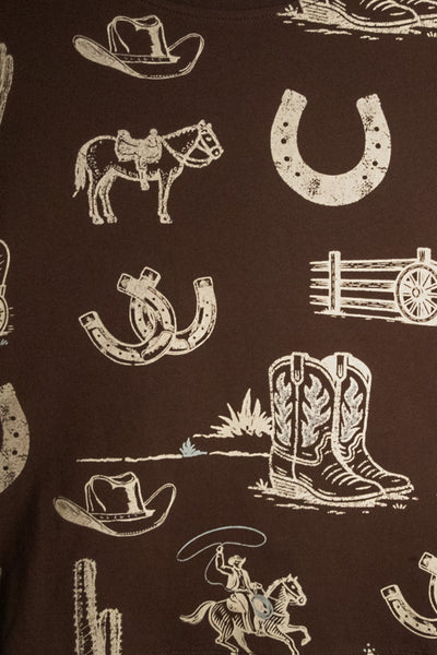 Western Printed T-shirt