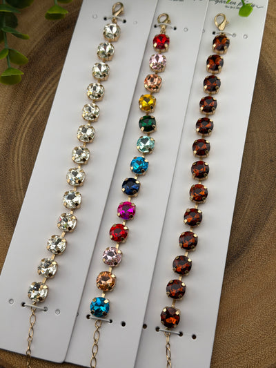 Rhinestone Crystal Necklace or Bracelet