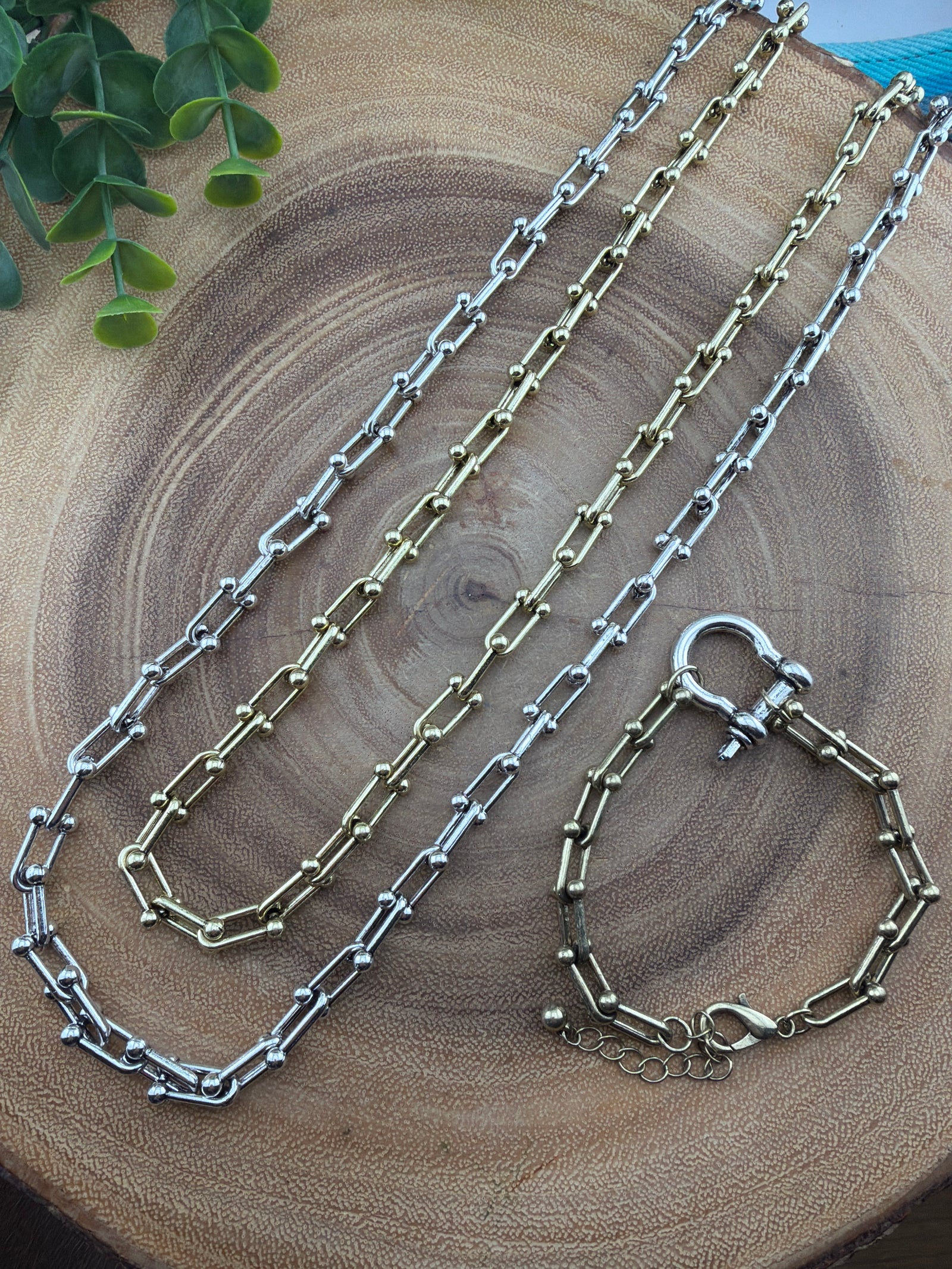 Link Bit Necklace or Bracelet