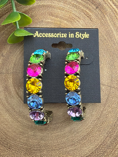 Multi Stone Earrings