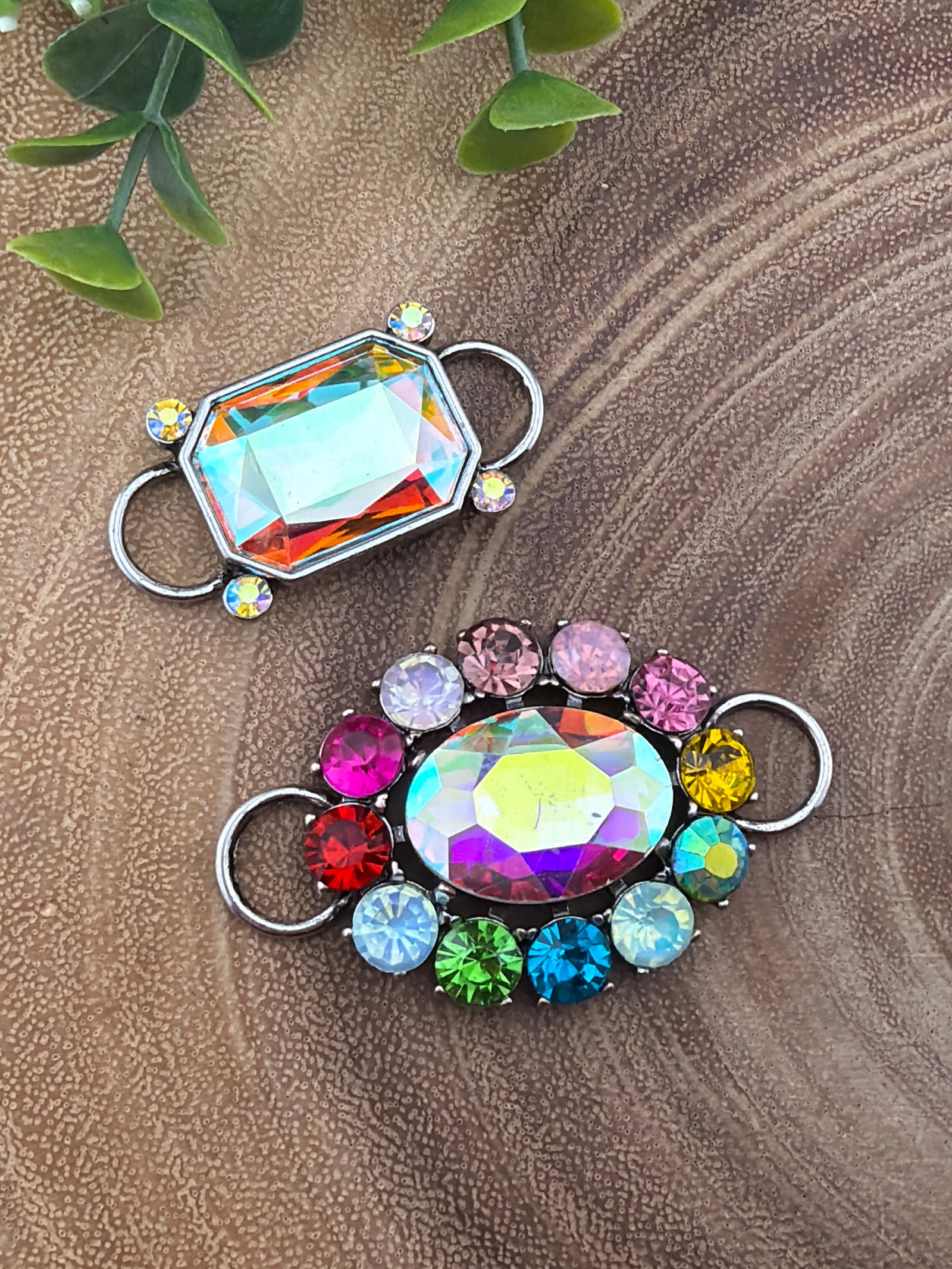 Multi Stone Scarf Slide