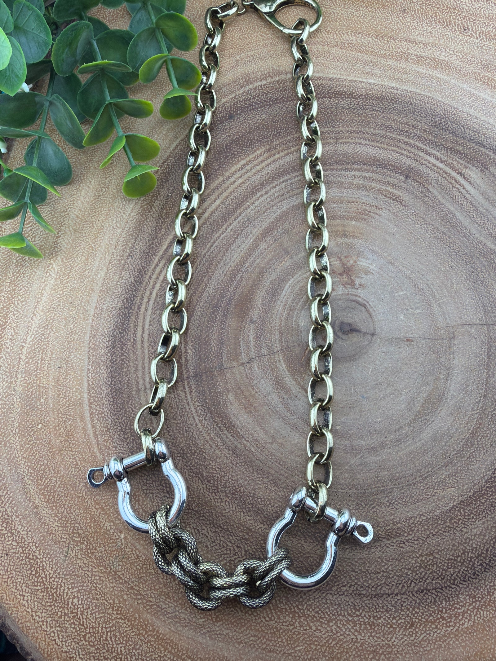 Two-Tone Bit Rope Necklace