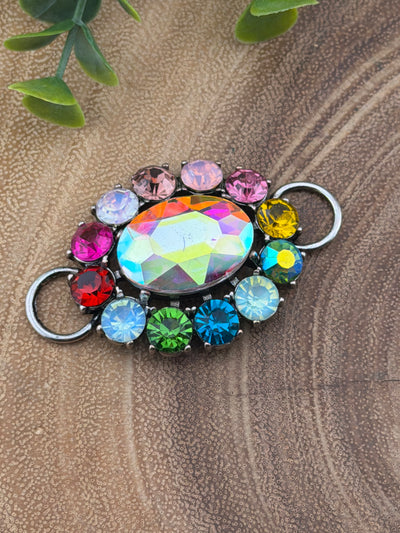 Multi Stone Scarf Slide