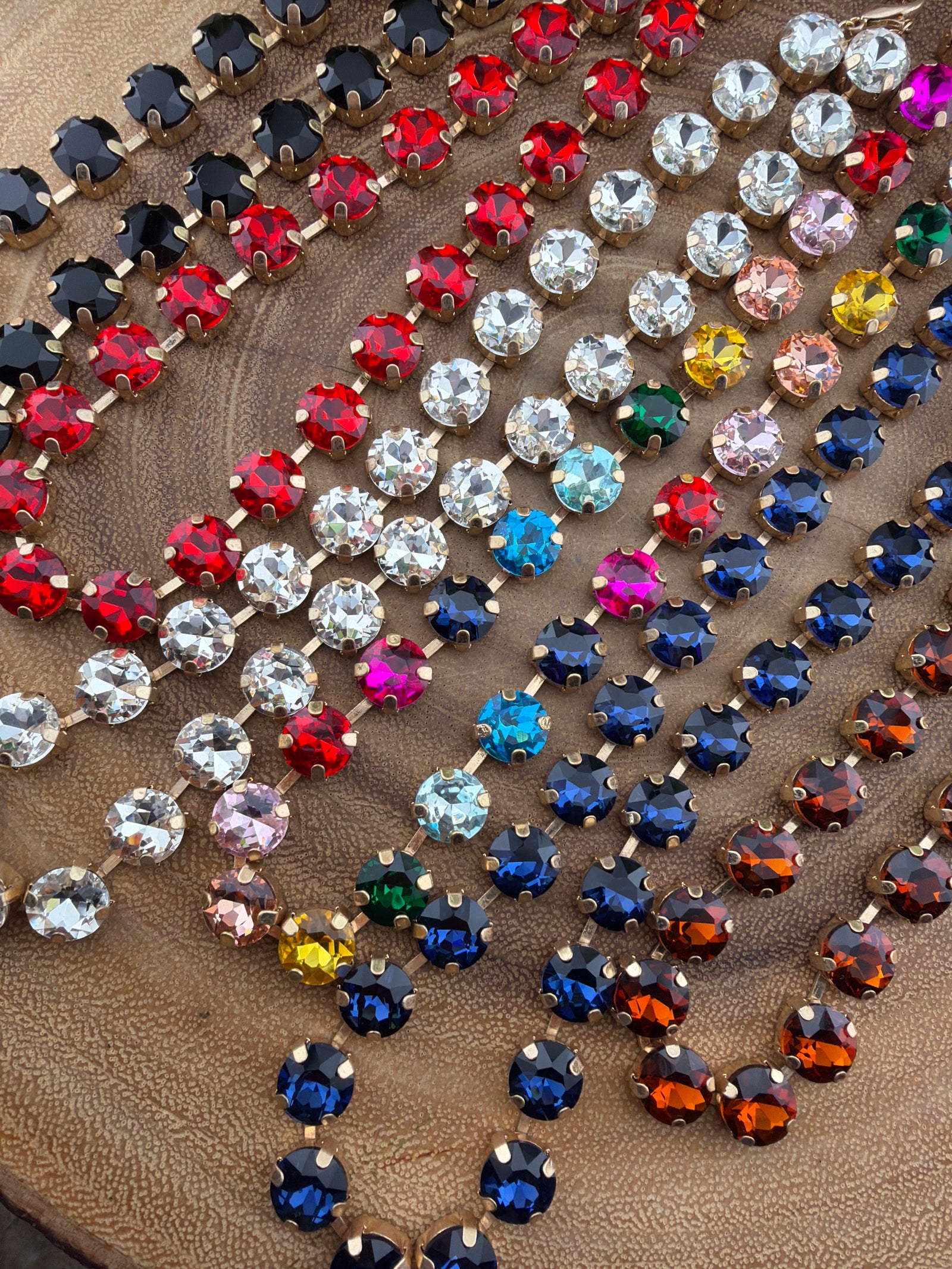 Rhinestone Crystal Necklace or Bracelet