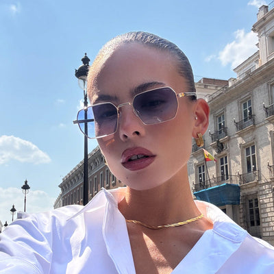 Superior Gold/Blue Sunglasses