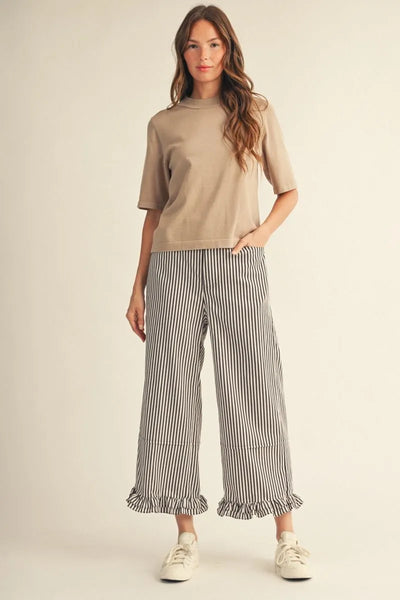 Taupe Comfy Sweater Top
