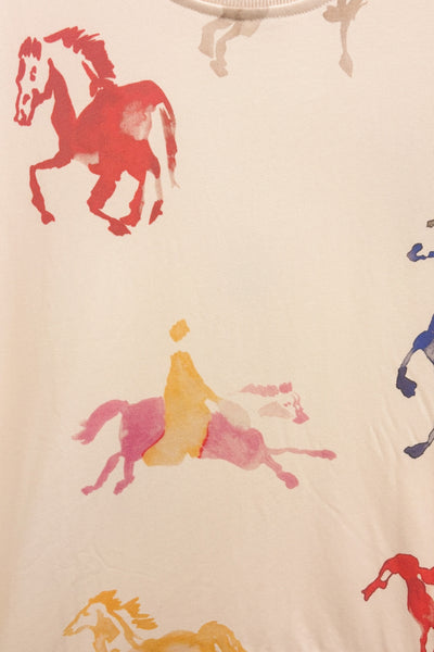 Multi Colored Horse Jogger Set