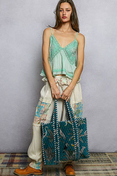 Quilted Large Everyday Tote Bag