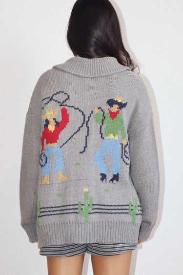 Rodeo Knit Sweater Cardigan