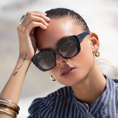Jane Oversized Acetate Sunglasses