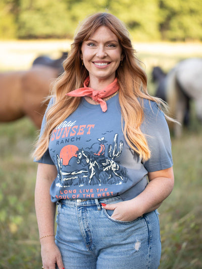 Wild Sunset Ranch Graphic Tee