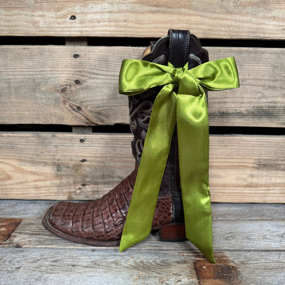 Light Green Western Skinny Mini Wild Rag Scarf / Cowgirl Necktie #TW305X