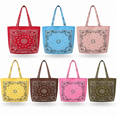 Ellison+Young Bandana Market Tote Bag
