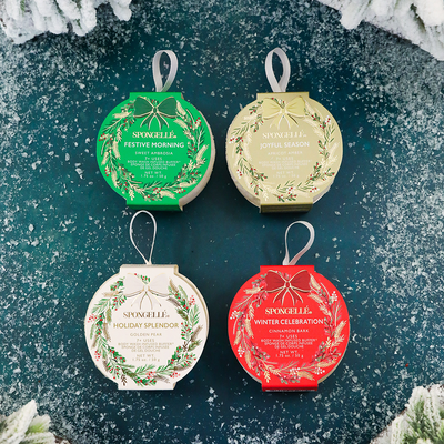 Holiday Wreath Body Buffer Assorted | STOCKING STUFFERS