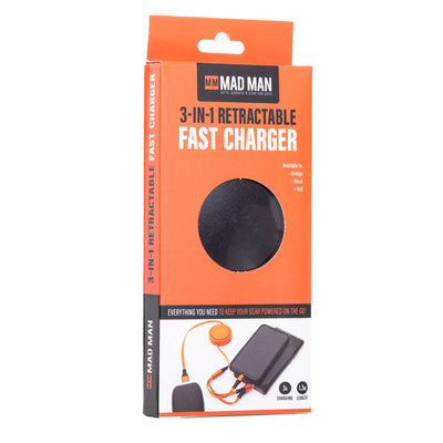 Retractable Fast Chargers | iPhone Android Charge Cable