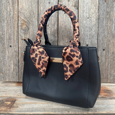 Leopard Western Skinny Mini Wild Rag Scarf