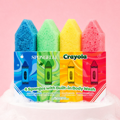 Crayola x Spongellé Body Wash Infused Buffer Gift Set KIDS