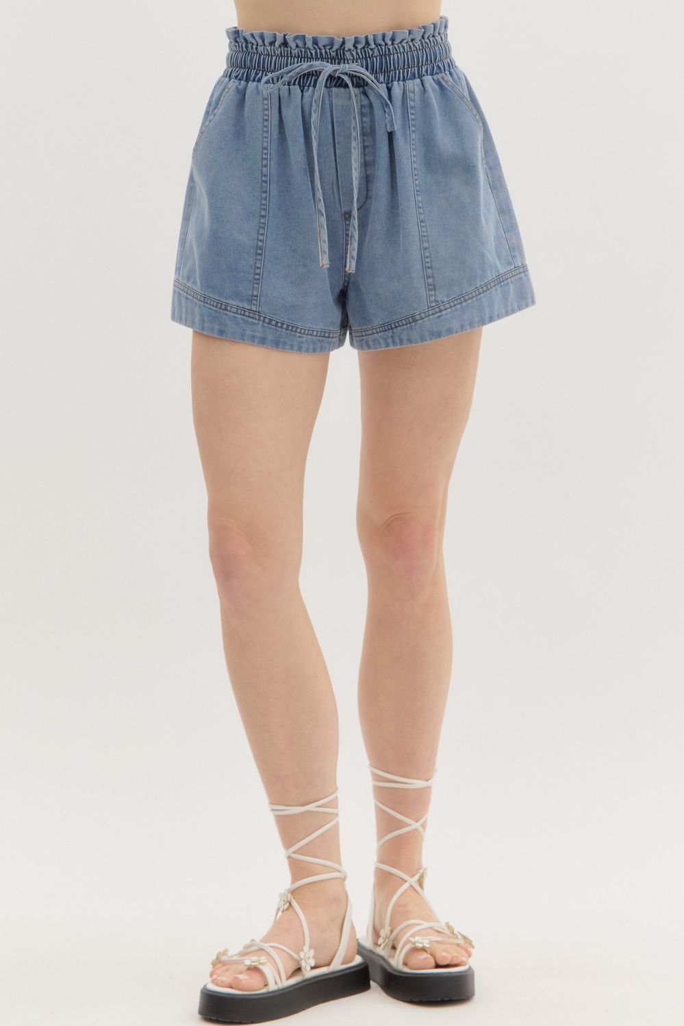 Jessica Light Denim Shorts