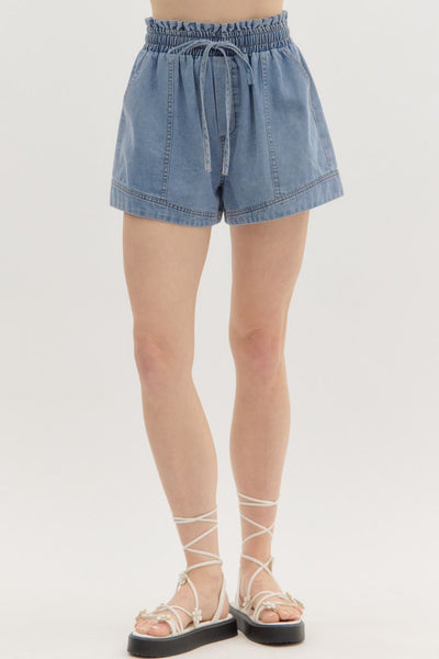Jessica Light Denim Shorts