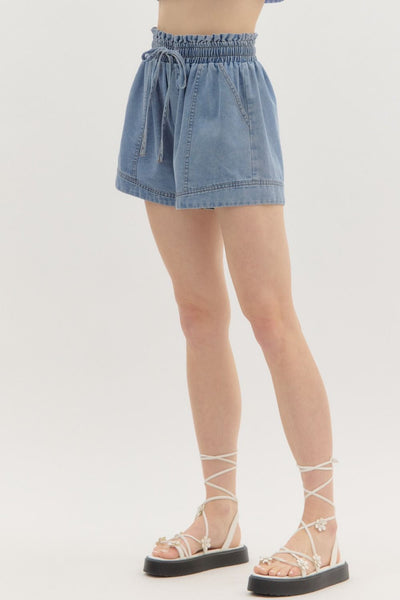 Jessica Light Denim Shorts
