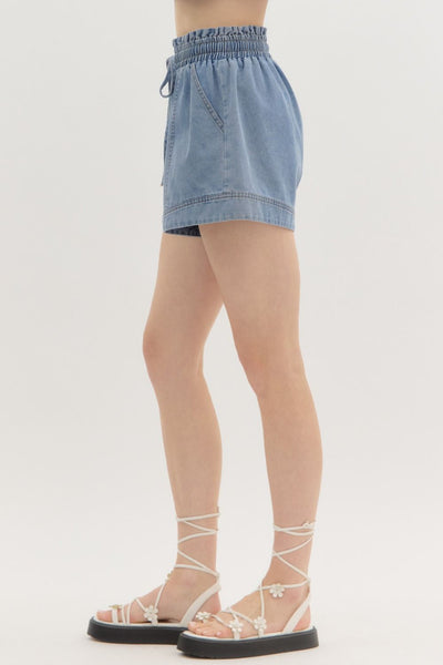 Jessica Light Denim Shorts