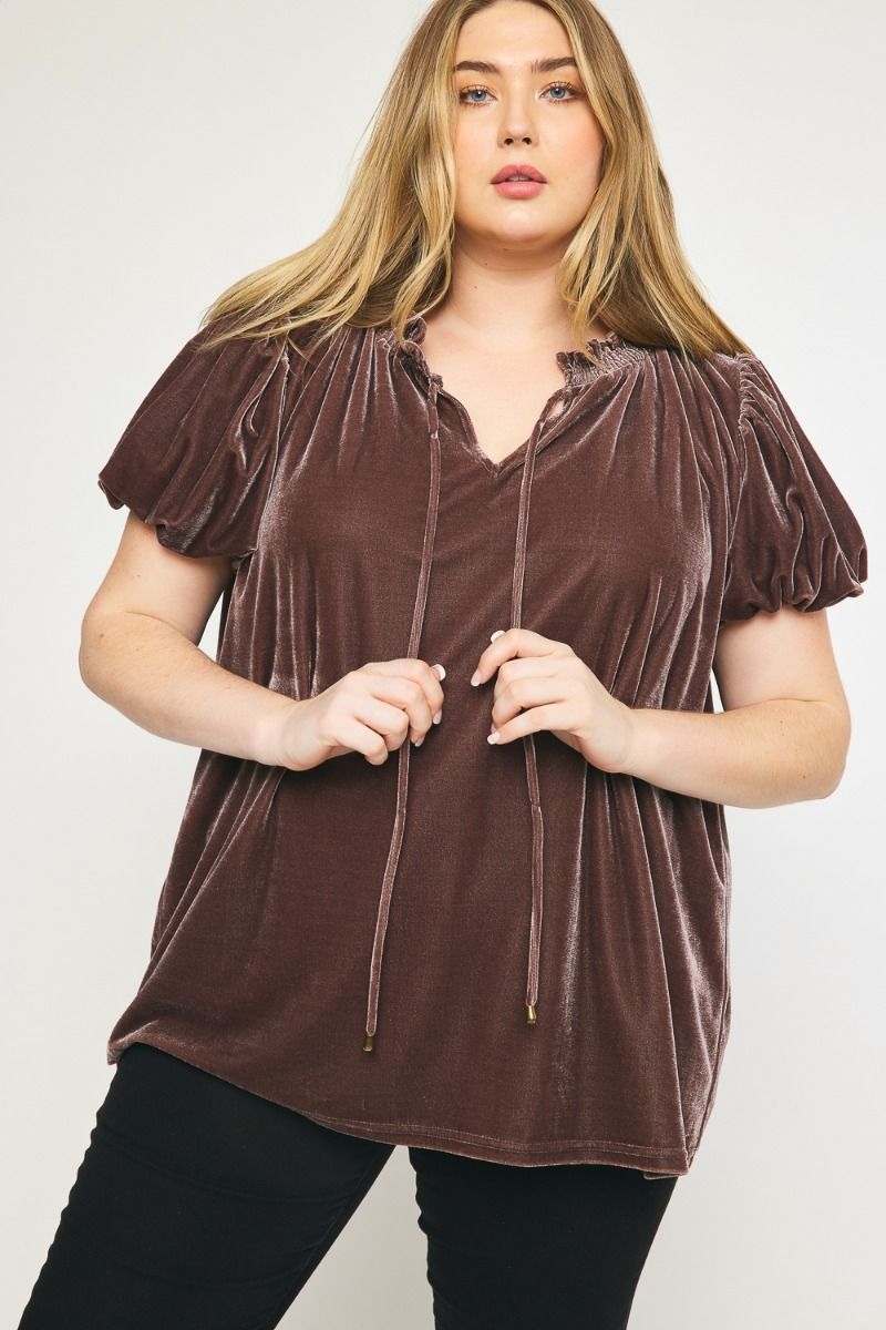 Giselle Velvet Top