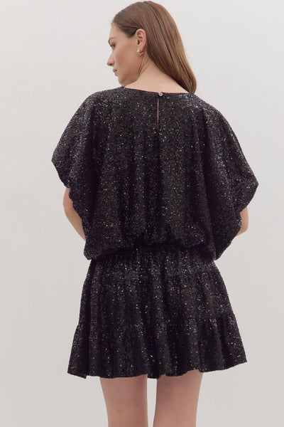 Sequin Dolman Blouse