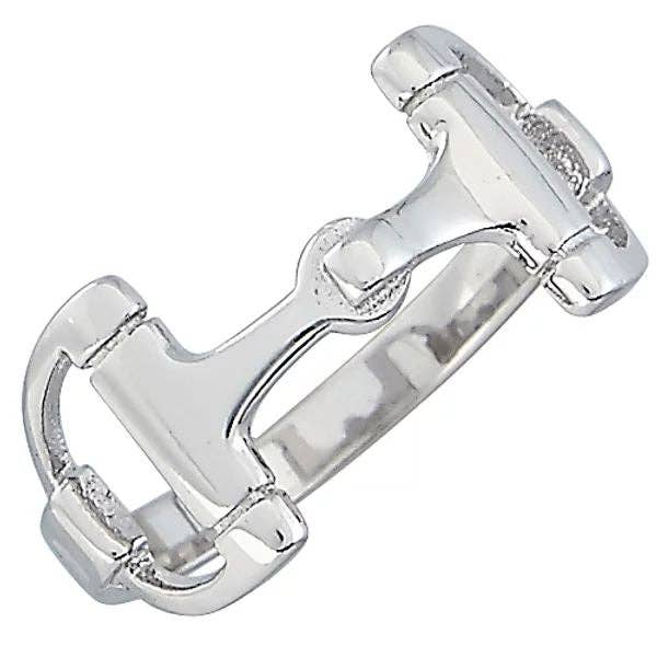 Sterling Silver Snaffle Bit Ring