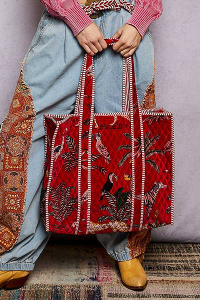 Quilted Large Everyday Tote Bag