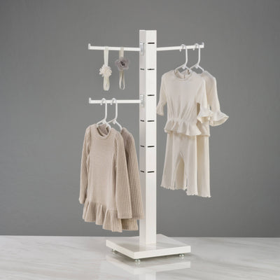 Tabletop 4-Sided Displays with 12 Adjustable Arms: Black / Tabletop Rack (12 arms included)