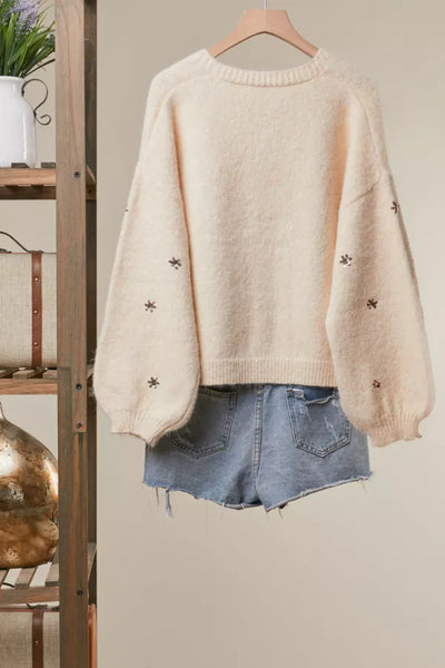 Ivory Christmas Tree Cardigan