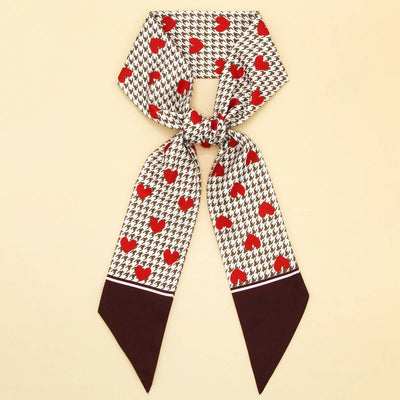Chic Floral Letter Twilly Scarf Gift Wrap