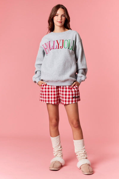 Grey Holly Jolly Sweatshirt