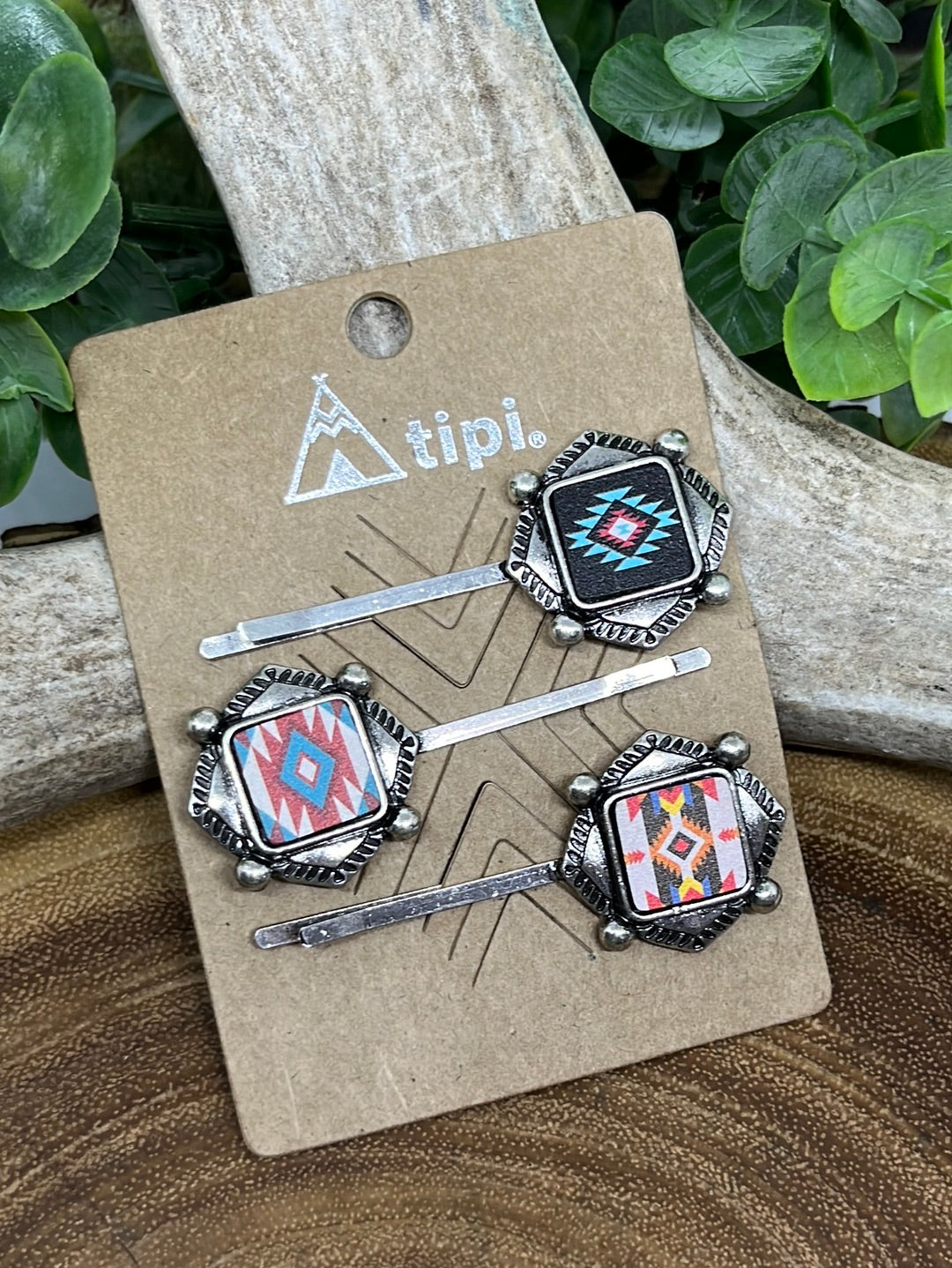 Campine 3 Piece Aztec Hair Pin Set