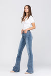 Mid-Rise Trouser Flare Jean