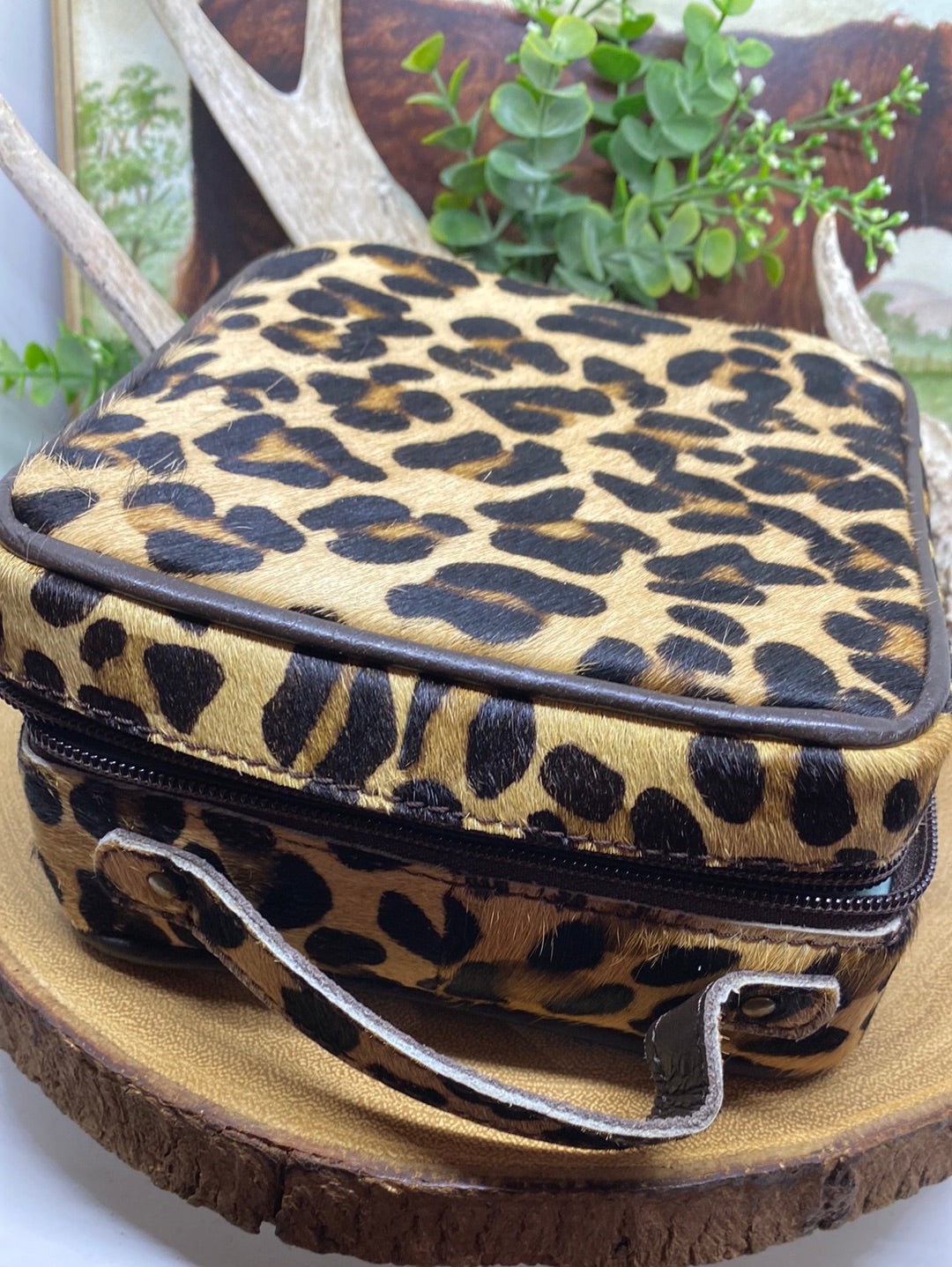 Leopard Cowhide Jewelry Box