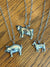 Down Home Fashion Silver Link Chain With Farm Animal Pendant - 18"