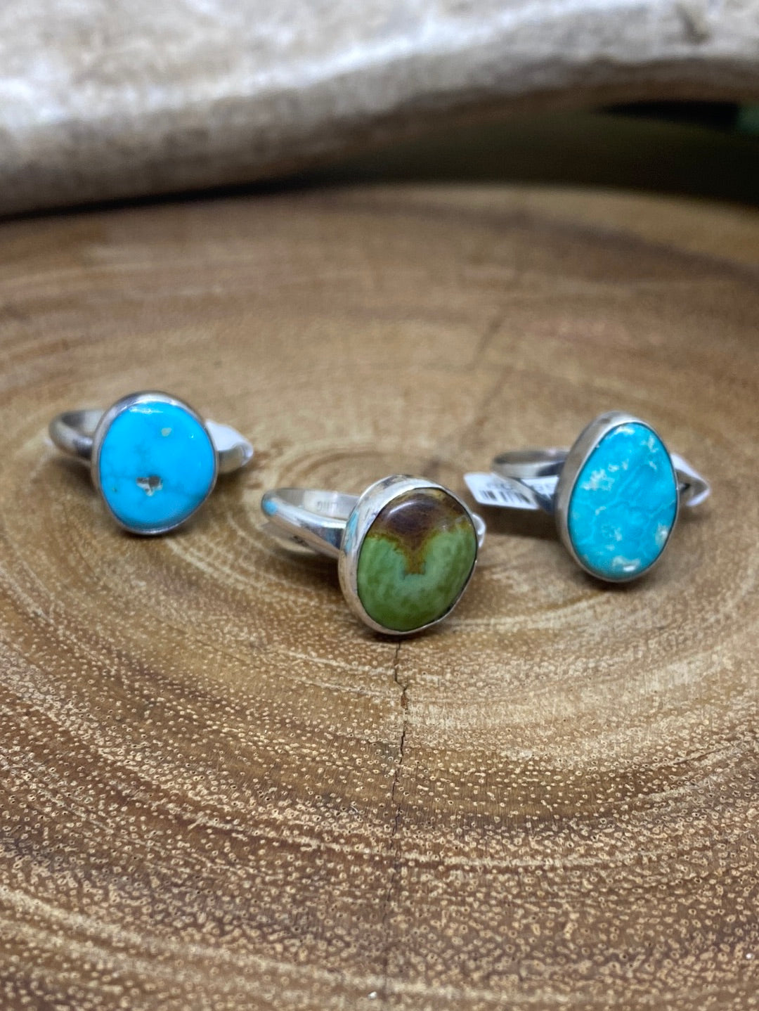 Destiny Smooth Framed Turquoise Ring