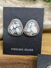 Pensive Sterling Gibbsite Pendant & Earrings