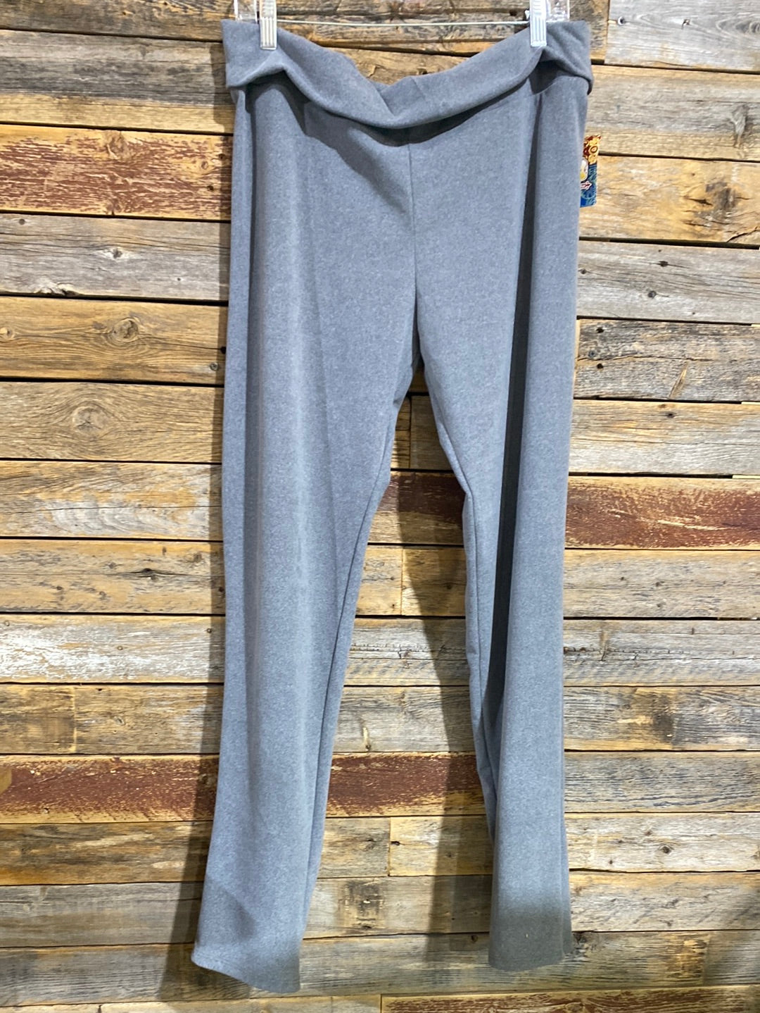 Straight Leg Fleece Pant-Charcoal